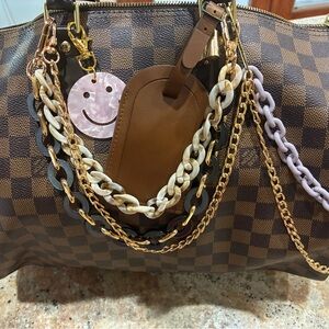 Hand curated bag charms/chain